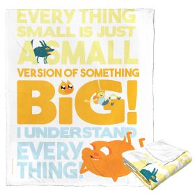 Adventure Time Silk Touch Throw Blanket, 50" x 60", Big and Small