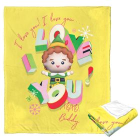 Elf Silk Touch Throw Blanket, 50" x 60", I Love You