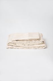 Omne Sleep 4-Piece Cream Microplush and Bamboo King Hypoallergenic Sheet Set