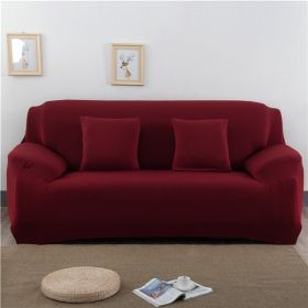 Solid Corner Sofa Covers Couch Slipcovers Elastica Material Sofa Skin Protector Cover Sofa Armchair (Option: 17-PillowcaseÃ—2)